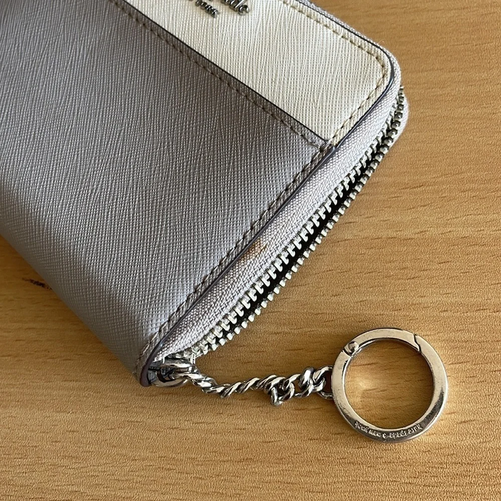 Kate Spade Pebbled Leather Wallet with Keychain